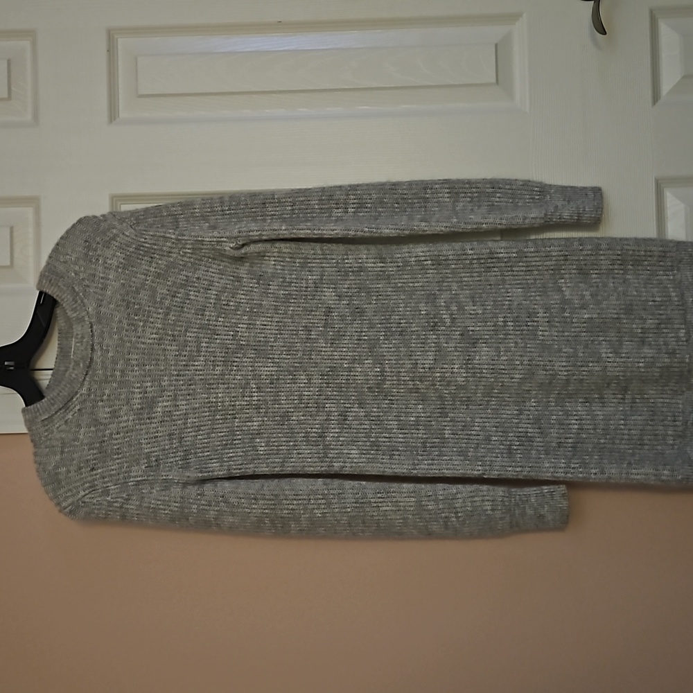 MK Gray Cable Knit Dress